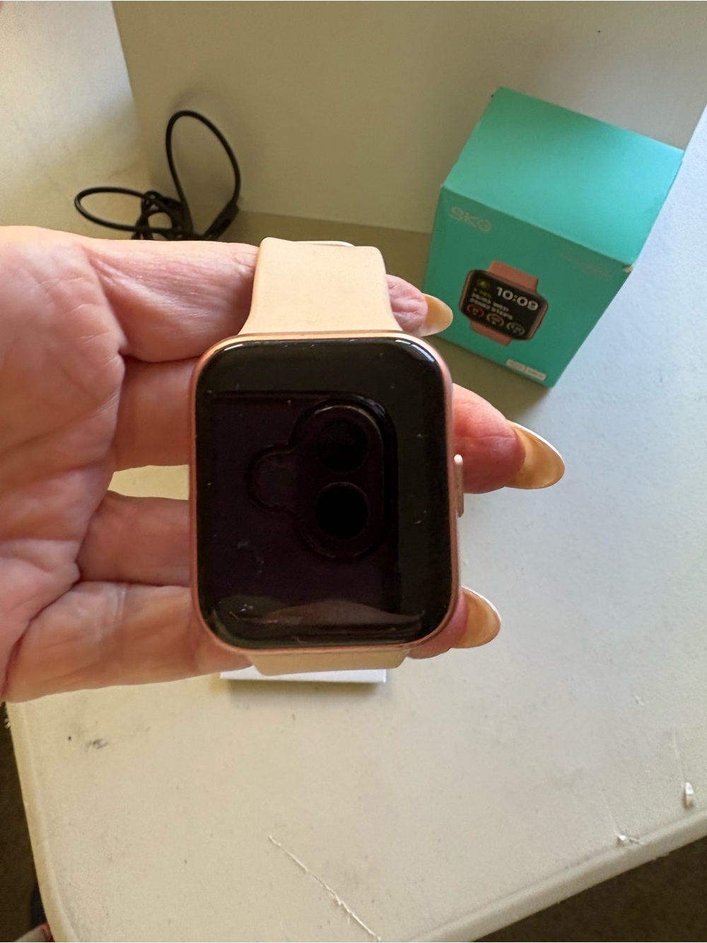 SKG V7 Smart Watch Factory Reset with Accessories